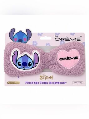 The Crème Shop x Stitch Plush Spa Teddy Headband